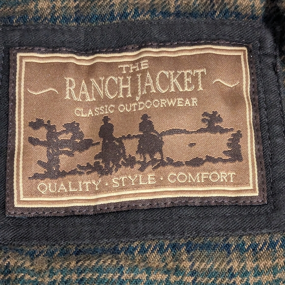 Vintage 1998 The Ranch Jacket Classic Marks & Spencer Coat Men's Size Medium - Picture 7 of 10